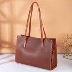 Load image into Gallery viewer, JA 1995 Leather Color-Block Tote Bag.
