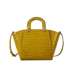 Load image into Gallery viewer, JA 1995 croc-Embossed Leather Tote Bag.
