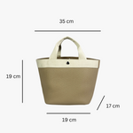 Load image into Gallery viewer, Leather Square Tote Bag
