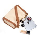 Load image into Gallery viewer, Brown slouchy leather crossbody bag
