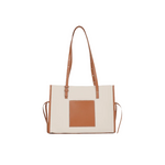 Load image into Gallery viewer, JA 1995 Leather Color-Block Tote Bag
