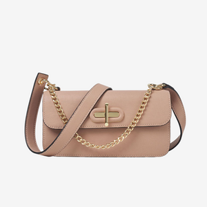 Pink Convertible Chain Strap Shoulder Bag