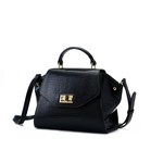 Load image into Gallery viewer, Lizard-embossed leather lady bag
