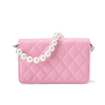 Load image into Gallery viewer, Pearl quilted shoulder bag
