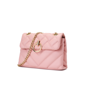 Puff Quilted Golden Chain Bags