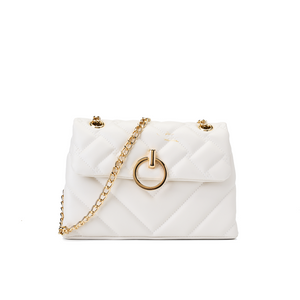 Puff Quilted Golden Chain Bags