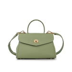Load image into Gallery viewer, Oliva Green Pebbled leather crossbody bag
