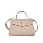 Load image into Gallery viewer, Creamy white Pebbled leather crossbody bag
