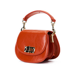 Load image into Gallery viewer, Leather Half Moon Crossbody Bag
