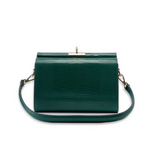Load image into Gallery viewer, 90s Lizard-Embossed Buckle Purses Bag
